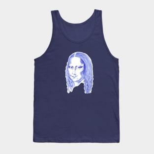 Mona Lisa Sketch Tank Top